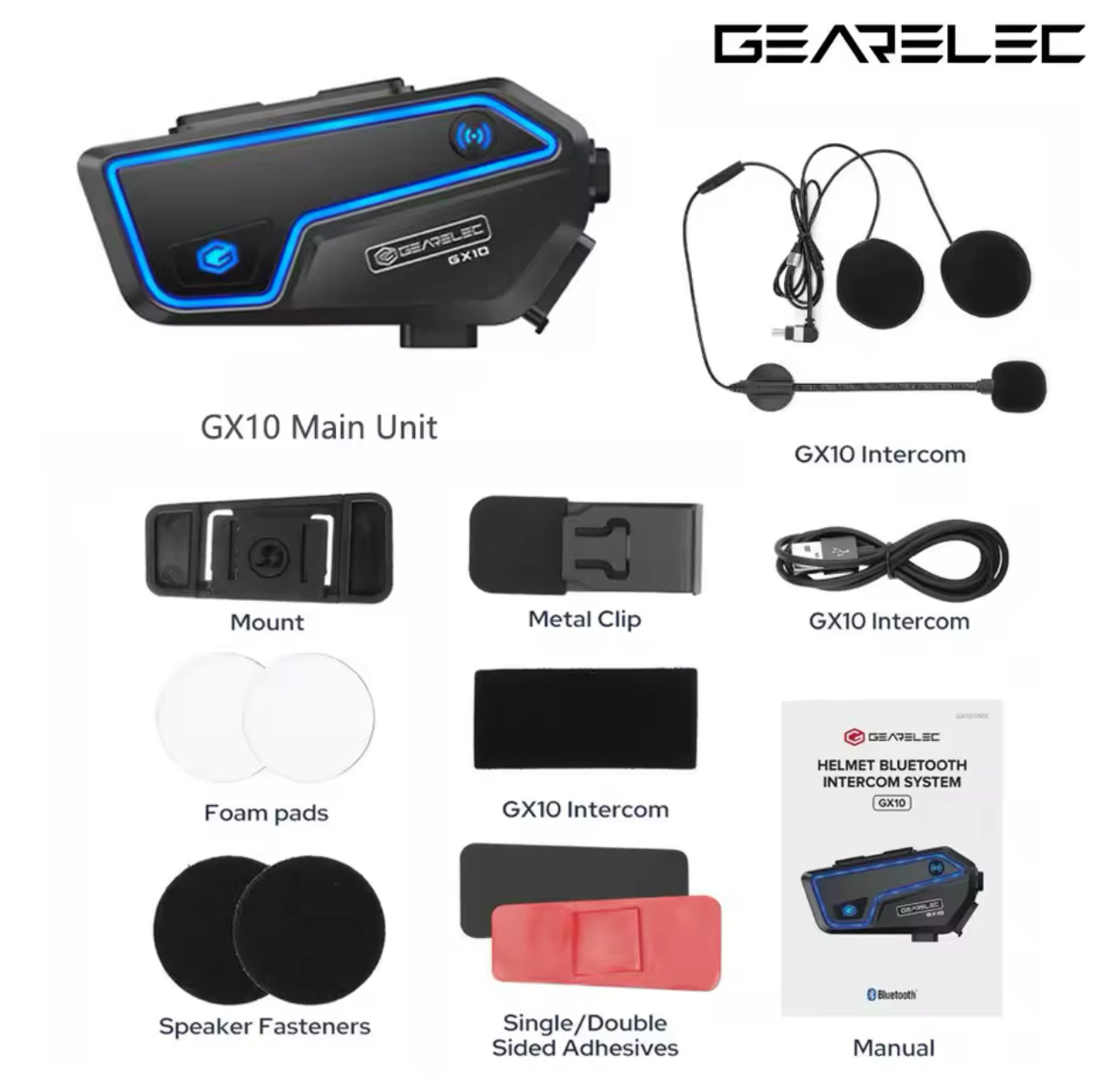 GEARElEC GX10 Bluetooth سماعة