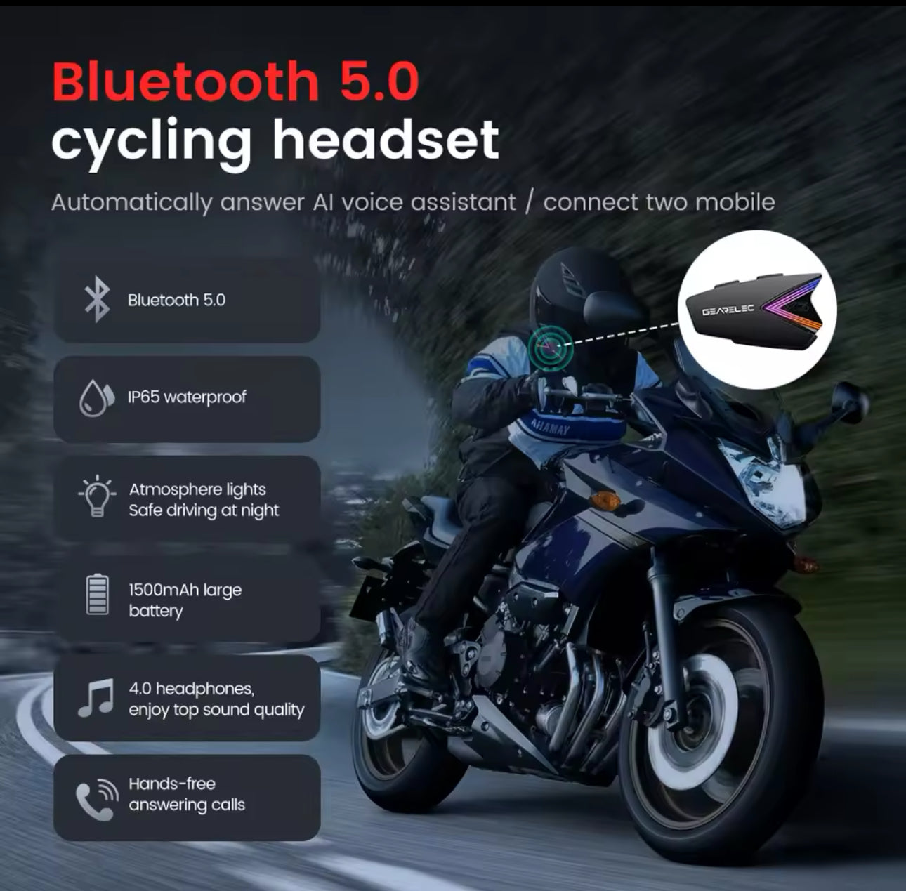 GEARELEC X5 Bluetooth سماعة